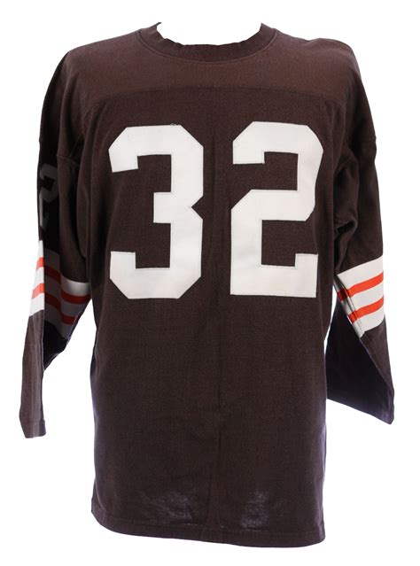 Lot Detail - 1980's Jim Brown Cleveland Browns Jersey