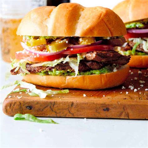 Carne Asada Torta | Spoon Fork Bacon