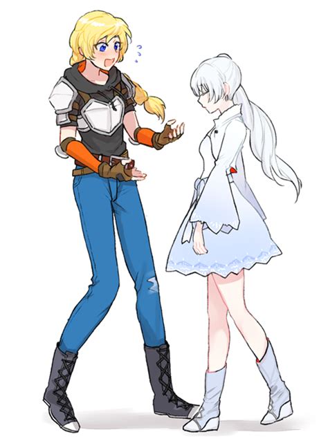 Weiss Schnee And Jaune Arc Rwby Drawn By Sora Efr Danbooru