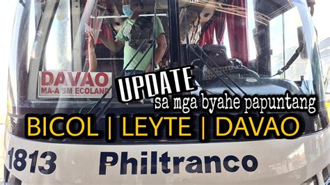 Philtranco Provincial Bus Update Pitx Turbina To Daet Tabaco