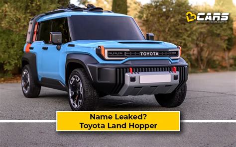 Toyota Land Hopper Could Be The Name Of Their “Mini Land Cruiser”