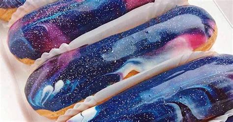 Eclairs Inspired By The Cosmos Are The Latest In The Galaxy Food Trend