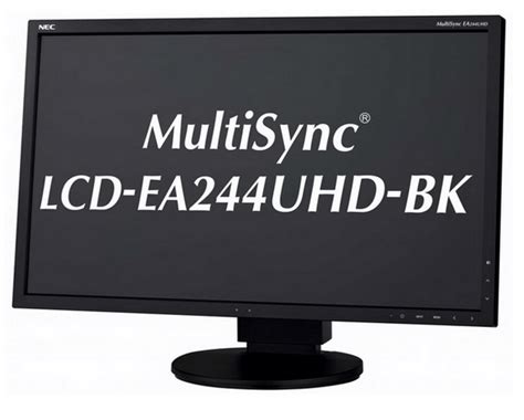 Nec 4k 24 Inch Multisync Lcd Ea244uhd Bk Monitor