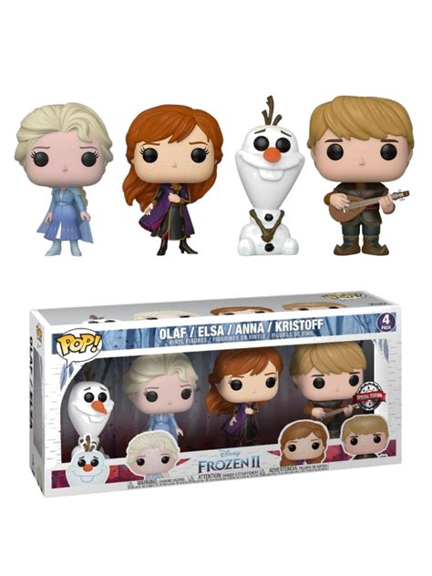 Funko Pop 4 Pack Disney Frozen II Olaf Elsa Anna Kristoff