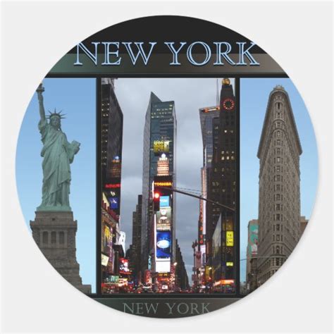 New York Stickers Cool New York Souvenir Stickers | Zazzle