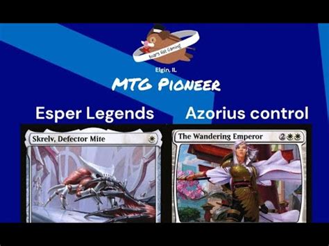 Esper Legends Vs Azorius Control Mtg Pioneer Youtube