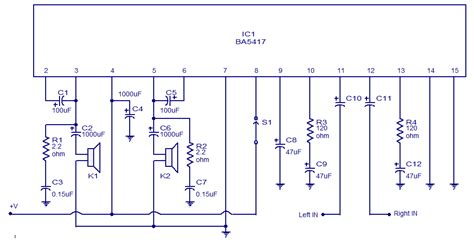 Schematic Diagram Amplifier Yamaha W Amplifier Schematics