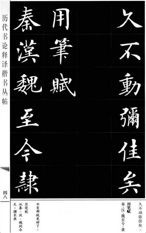 楷書寫王羲之《用筆賦》 每日頭條