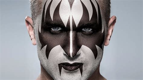 Photoshop Cc 2014 Tutorial Showing How To Transform A Face Into The Makeup Of Gene Simmons From