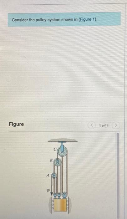 Solved Consider The Pulley System Shown In Figure Chegg