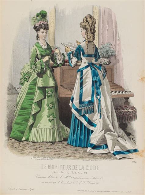 Le Moniteur De La Mode 1874 Fashion Plates Victorian Fashion