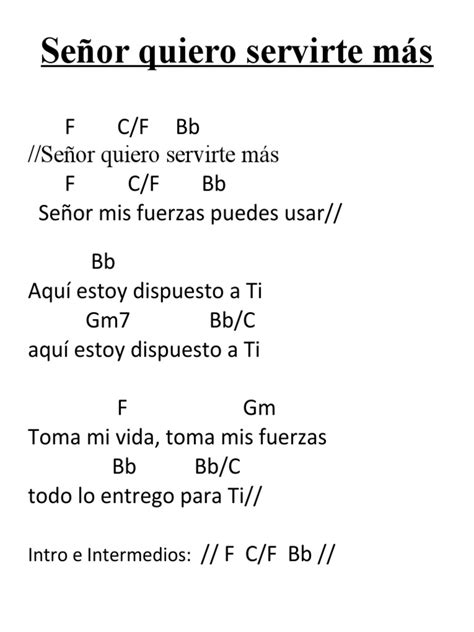 Señor Quiero Servirte Mas 1 Pdf