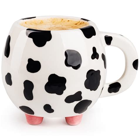 Amazon Sweetlo Cow Print Cup Cow Mug With Udders Oz Cow Coffee