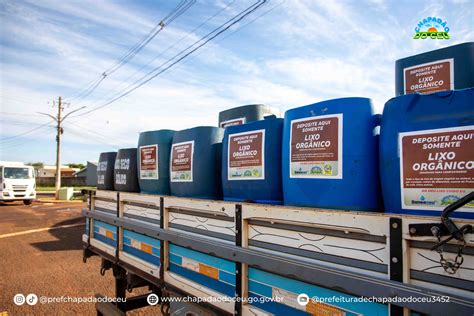 Campanha de Entrega de KIT de Coleta Seletiva em Chapadão do Céu Um