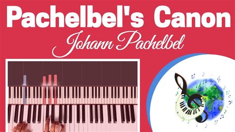 How To Play Piano Pachelbel S Canon Beginner Level Youtube