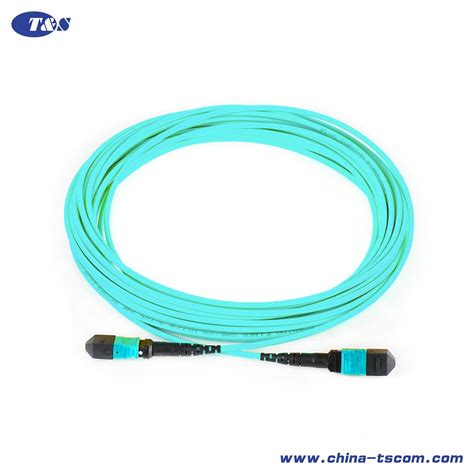 10m 33ft Mtp® 12 Female To Mtp® 12 Male Om3 Multimode Trunk Cable 12 Fibers Type A