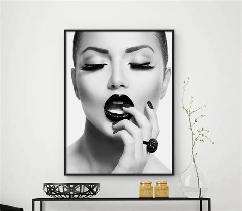 Fashion Wall Art Black And White Fashion Art Photography Etsy