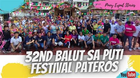 32nd Balut Sa Puti Festival Isangpateros Pateros YouTube