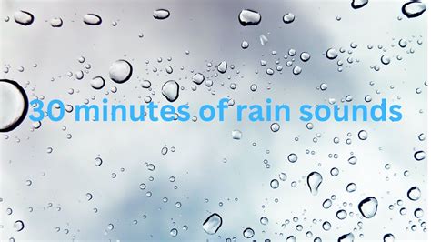 Minutes Of Rain Sounds To Focus Relax And Sleep Youtube