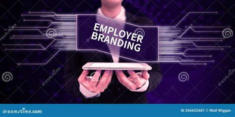 Conceptual Display Employer Branding Business Idea Process Of