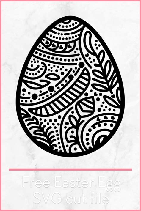 Free Easter Egg Svg Cut File Craft With Cartwright