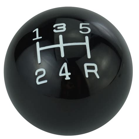 Arenbel 5 Speed Resin Shift Knob Ball Gear Lever Car Racing Shift Stick Handle