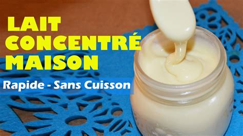 Recette de lait concentré maison facile rapide et SANS CUISSON YouTube