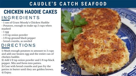 Chicken Haddie Cakes | Caudle's Catch Seafood