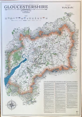 Map of Gloucestershire | TheCartographicArts