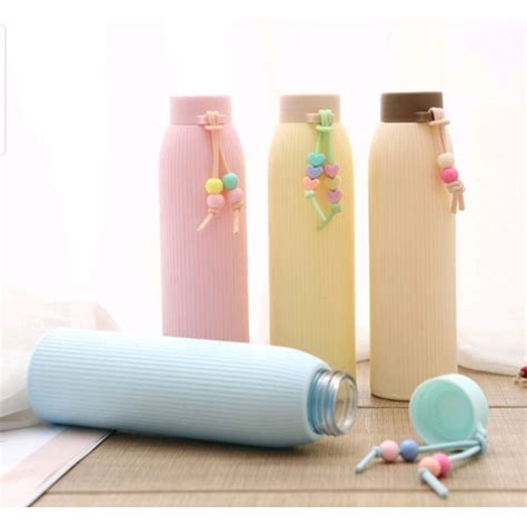 Jual Botol Minum Kaca Macaron Tali Shopee Indonesia