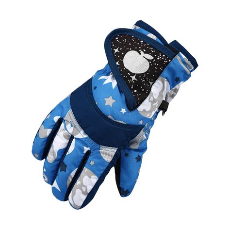 Clearance Kids Winter Snow Ski Gloves Children Snowboard Gloves For