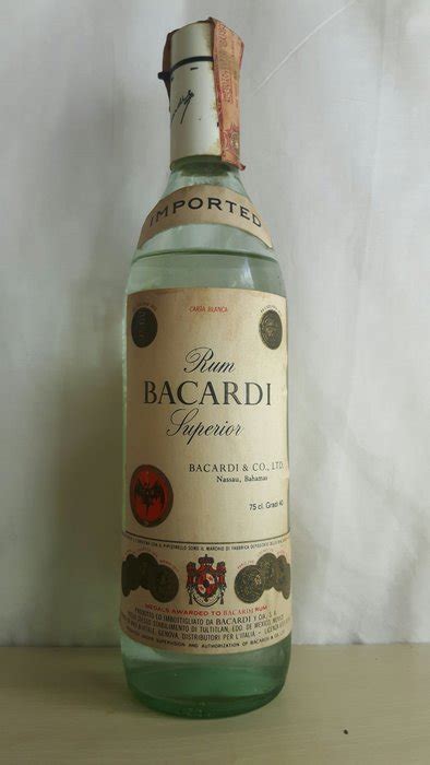 Bacardi Rum Superior Carta Blanca B 1960s 1970s Catawiki