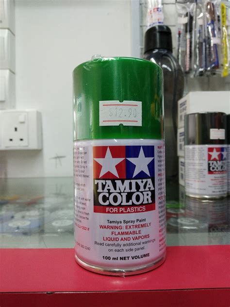 Tamiya TS 20 Metallic Green Spray Paint For Plastic Hobbies Toys