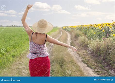 Walk Along The Country Road Stock Photos Image 37673493