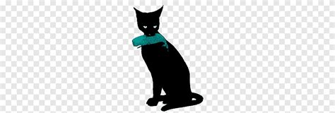 Black Cat Illustration Png Pngegg