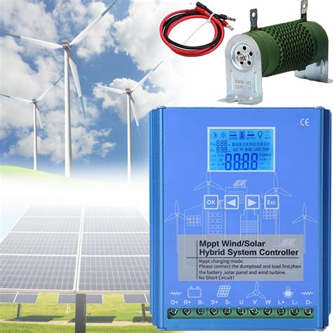 Controlador De Carga Híbrido Eólico Solar De 200 W 400 W 600 W 800 W