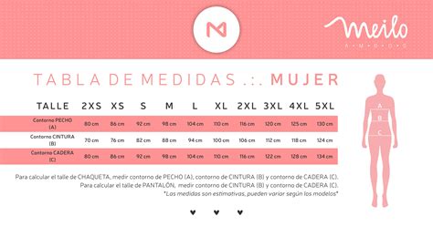 Tabla De Medida Para Mujer