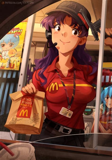 Ayanami Rei Katsuragi Misato Chris Chan And Sonichu Neon Genesis