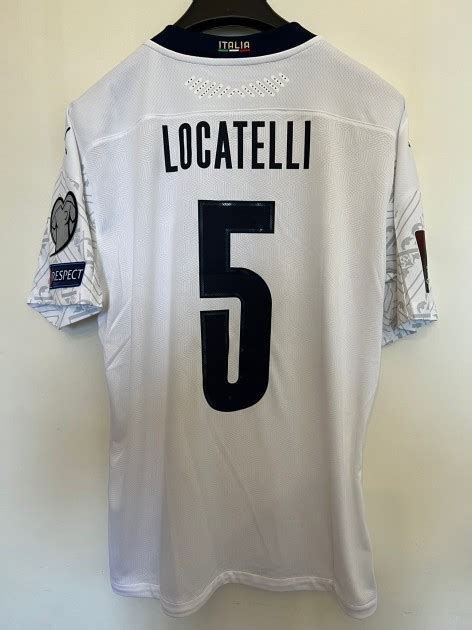 Locatelli S Match Shirt Bulgaria Italy 2021 CharityStars