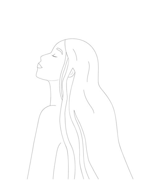 How To Draw A Female Face Profile