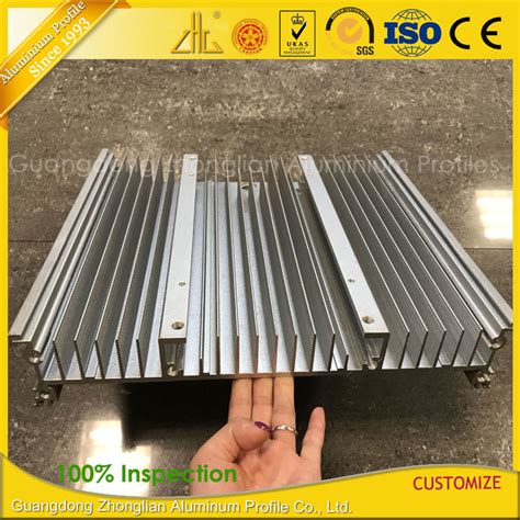 Custom Anodized Extruded Industrial Aluminum Extrusion Heat Sink China Aluminum Heat Sink And