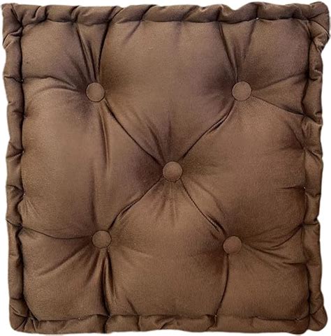 ALMOFADA 50X50 X 10 CM FUTON TURCA CHEIA SUEDE ASSENTO BANCO COR