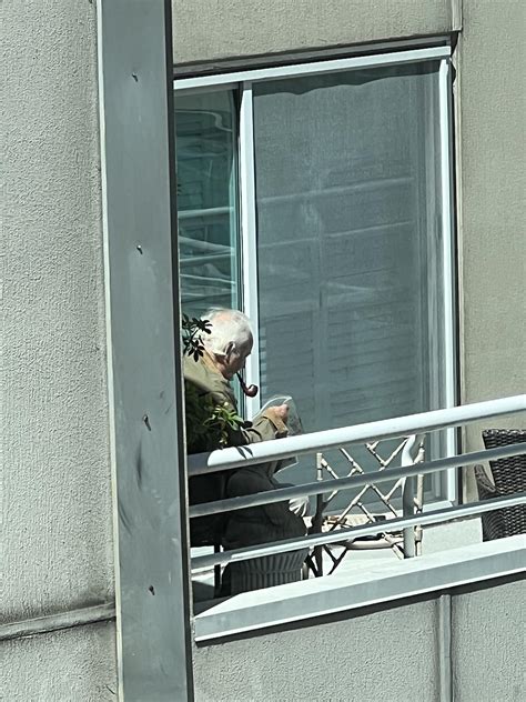 Spotted Tolkien smoking his pipe across from my place… : r/lotr