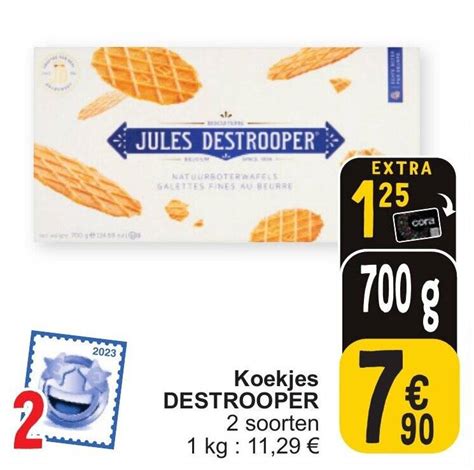 Koekjes DESTROOPER 700 G Promotie Bij Cora