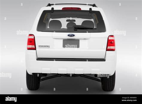 2008 Ford Escape Xls In White Lowwide Rear Stock Photo Alamy