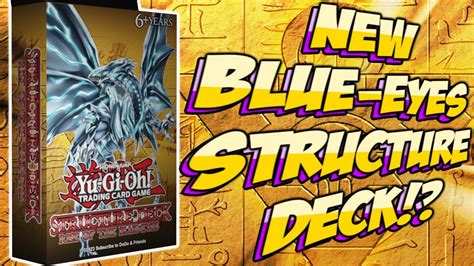 New Blue Eyes White Dragon Structure Deck Rise Of The Blue Eyes