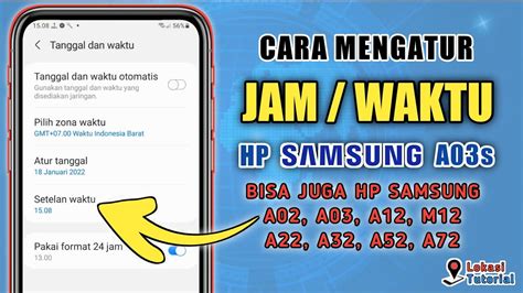 Cara Mengatur Jam Di Hp Samsung A S Youtube