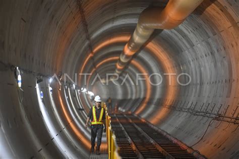 Pembangunan Fase A Mrt Jakarta Thamrin Kota Antara Foto