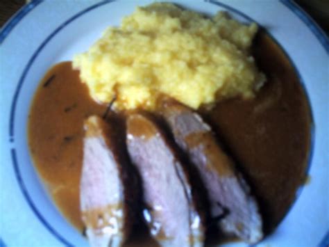 Enten Brust Mit Polenta Rezept Mit Bild Kochbar De