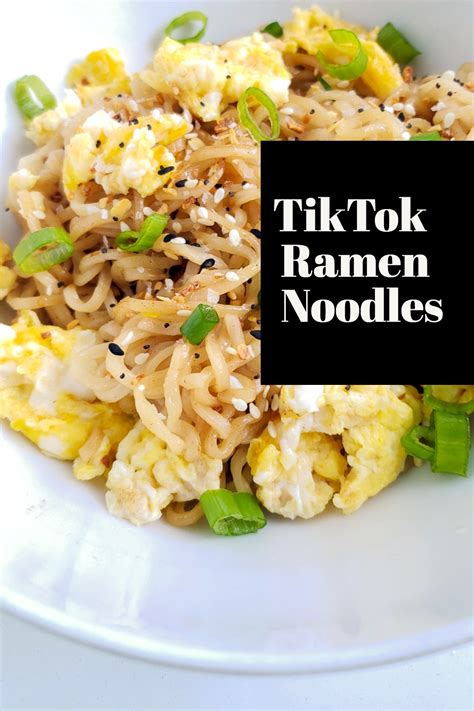 Tiktok Ramen Noodles Viral Food Recipe In Recipe In